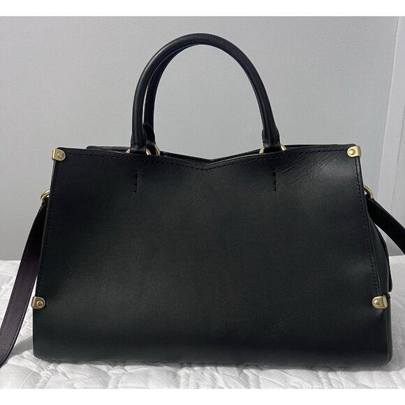 Coach Mason Carryall With Snakeskin Detail Black - Picture 3 of 16